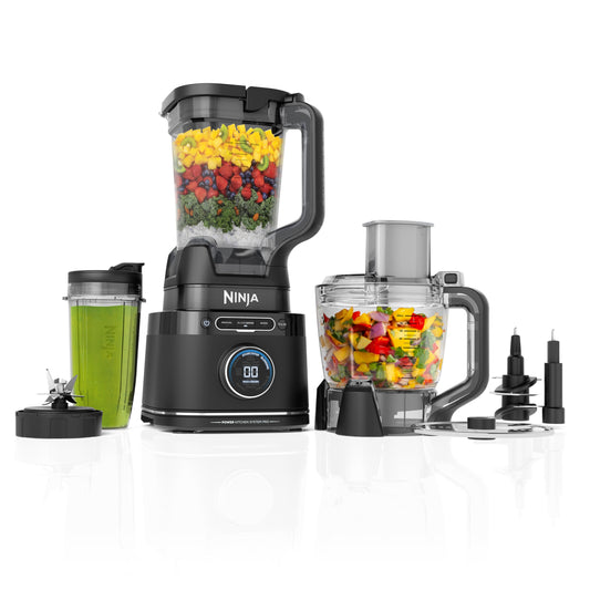 Ninja TB401 1800W Blender & Food Processor with BlendSense, Black
