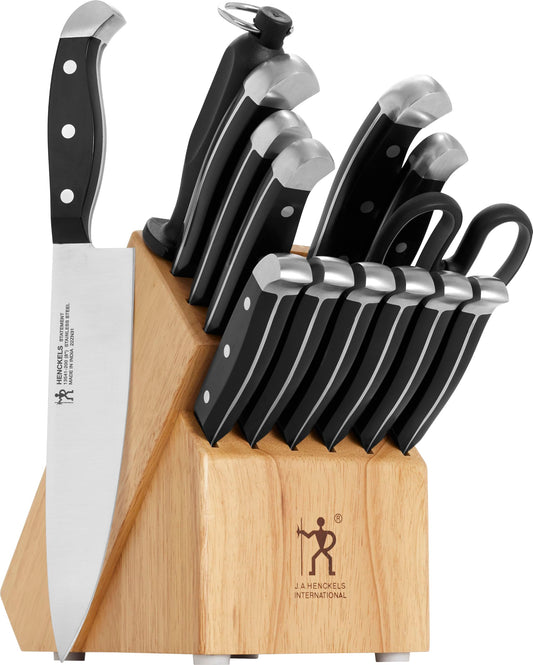HENCKELS Statement 15-Piece Knife Block Set – German Engineered