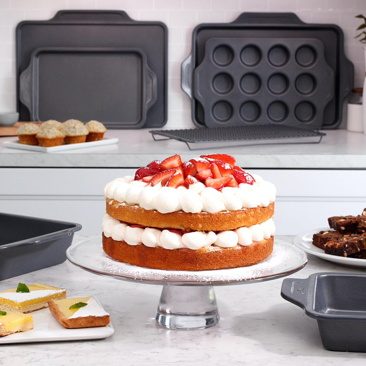 All-Clad Pro-Release 10-Piece Nonstick Bakeware Set | Oven Safe 450°F